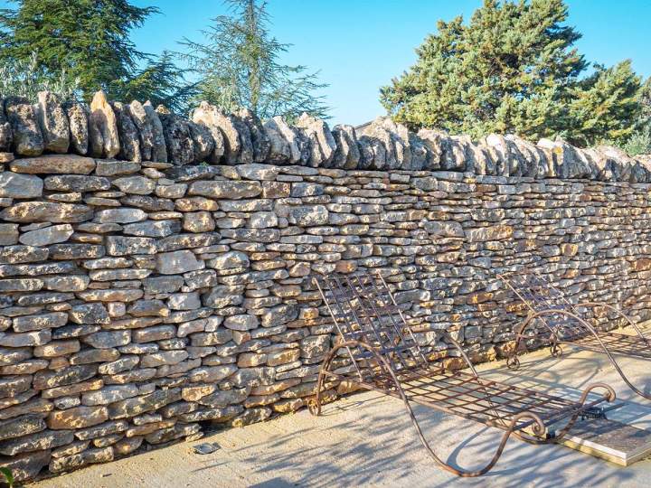 Construction de mur en pierre Gordes