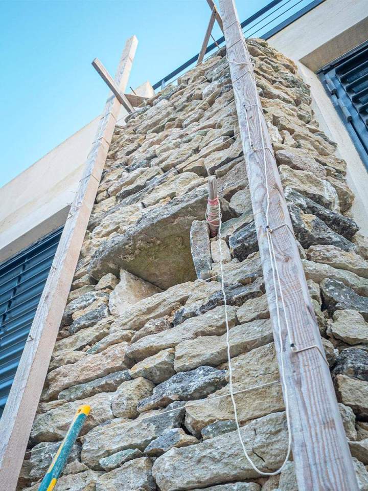 Construction de mur en pierre Gordes